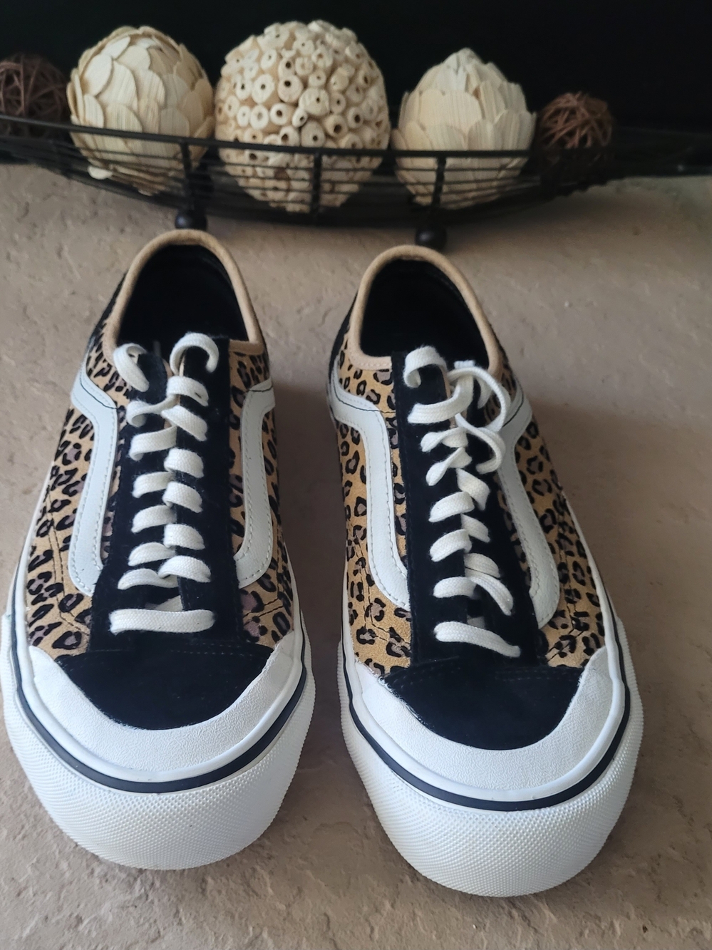 Size 8 Vans Style 36 Decon Sf Leopard Casual Skateboarding Women Sneakers